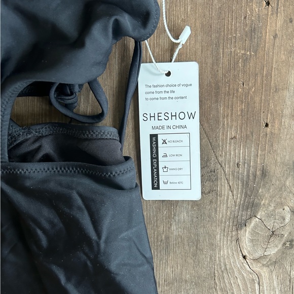 Cut Out One Piece Bathing Suit - Picture 3 of 4